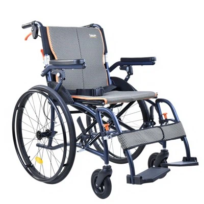 ویلچر دستی منیزیم سبک وزن Syiv 100-20} A3 بازو را به هم بزنید